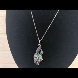 Boho Peacock necklace